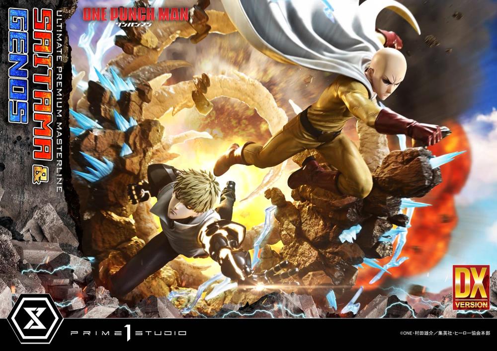 One-Punch Man Ultimate Premium Masterline Saitama & Genos (Deluxe Bonus Ver.) 1/4 Scale Limited Edition Statue Gallery Image 6