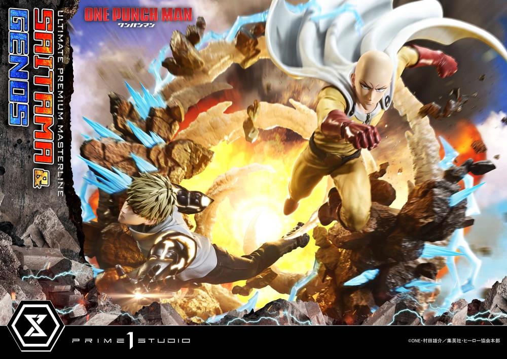One-Punch Man Ultimate Premium Masterline Saitama & Genos (Deluxe Bonus Ver.) 1/4 Scale Limited Edition Statue Gallery Image 12