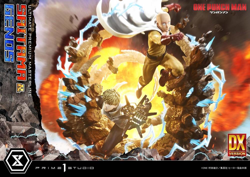 One-Punch Man Ultimate Premium Masterline Saitama & Genos (Deluxe Bonus Ver.) 1/4 Scale Limited Edition Statue Gallery Image 7