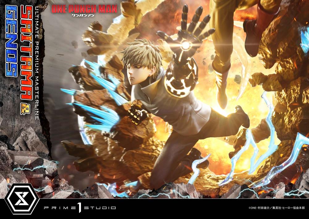 One-Punch Man Ultimate Premium Masterline Saitama & Genos (Deluxe Bonus Ver.) 1/4 Scale Limited Edition Statue Gallery Image 13