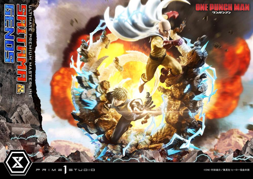 One-Punch Man Ultimate Premium Masterline Saitama & Genos (Deluxe Bonus Ver.) 1/4 Scale Limited Edition Statue Gallery Image 8