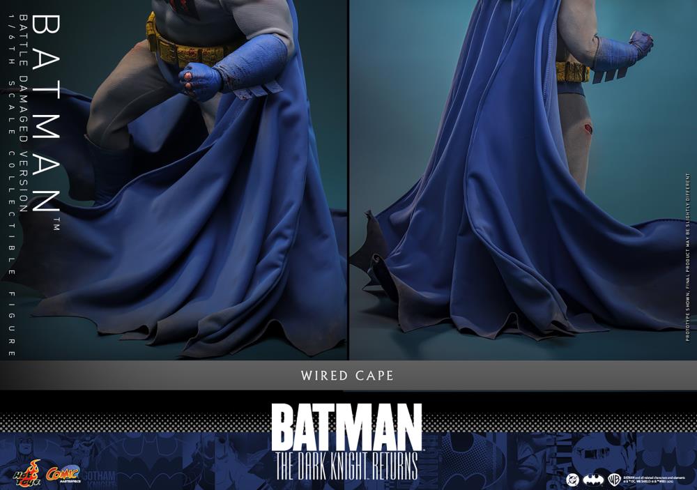 Batman: The Dark Knight Returns CMS031 Batman (Battle Damaged Version) 1/6th Scale Collectible Figure Gallery Image 20