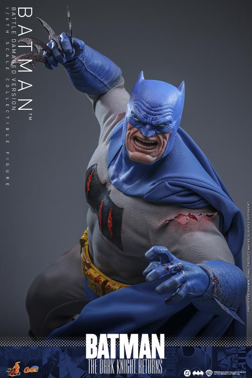 Batman: The Dark Knight Returns CMS031 Batman (Battle Damaged Version) 1/6th Scale Collectible Figure Gallery Image 7