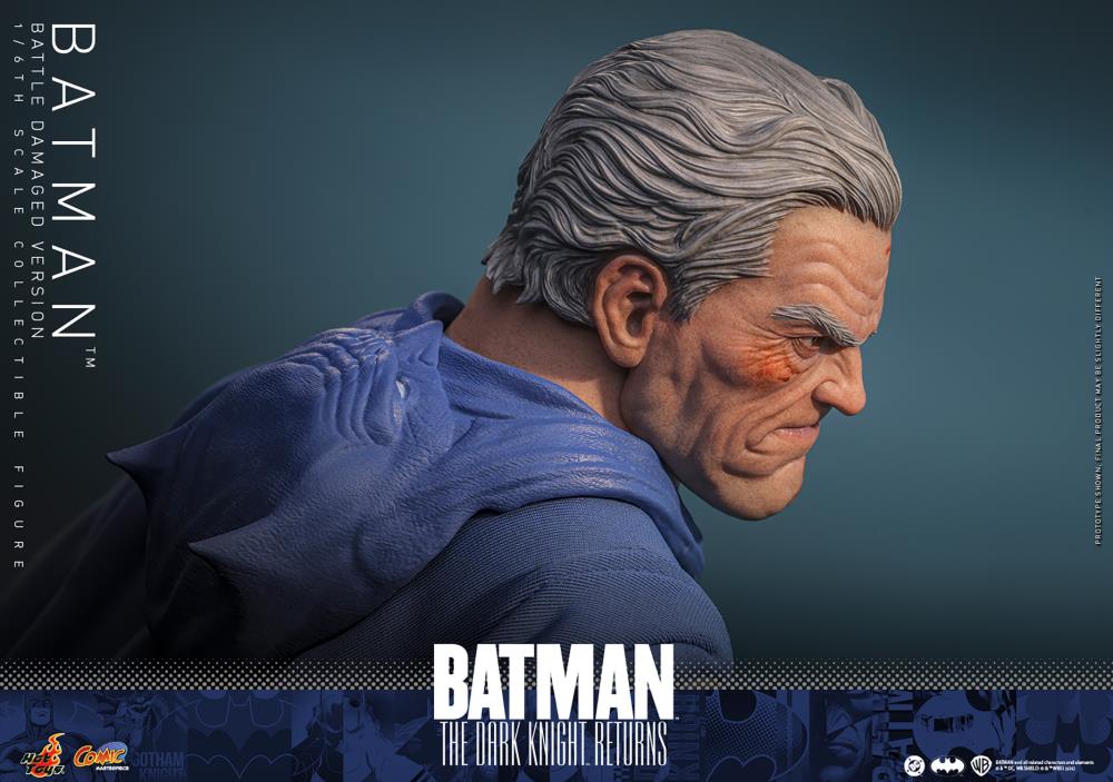 Batman: The Dark Knight Returns CMS031 Batman (Battle Damaged Version) 1/6th Scale Collectible Figure Gallery Image 22