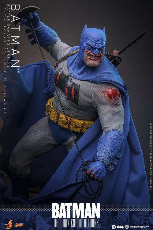 Batman: The Dark Knight Returns CMS031 Batman (Battle Damaged Version) 1/6th Scale Collectible Figure Gallery Image 6