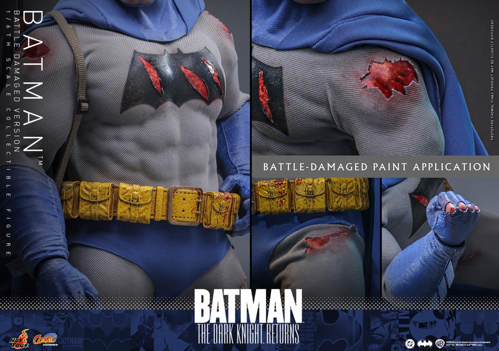 Batman: The Dark Knight Returns CMS031 Batman (Battle Damaged Version) 1/6th Scale Collectible Figure Gallery Image 19