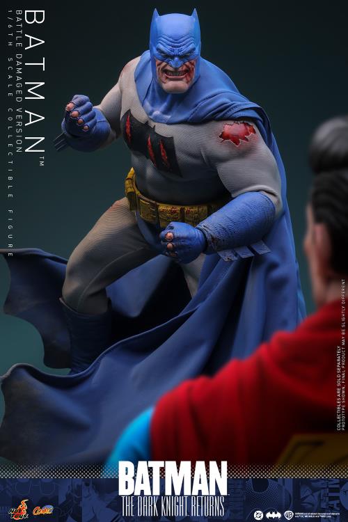 Batman: The Dark Knight Returns CMS031 Batman (Battle Damaged Version) 1/6th Scale Collectible Figure Gallery Image 11