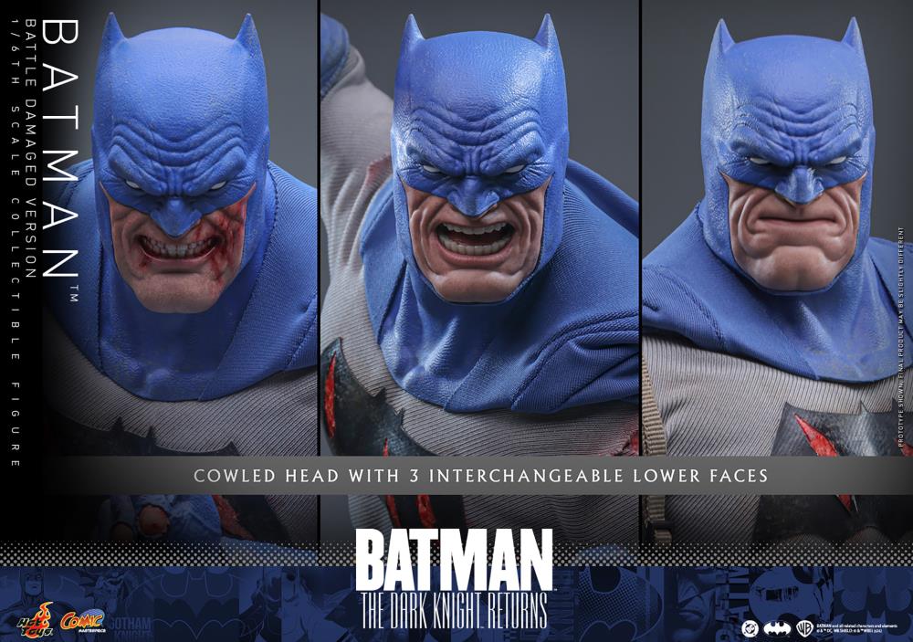 Batman: The Dark Knight Returns CMS031 Batman (Battle Damaged Version) 1/6th Scale Collectible Figure Gallery Image 18