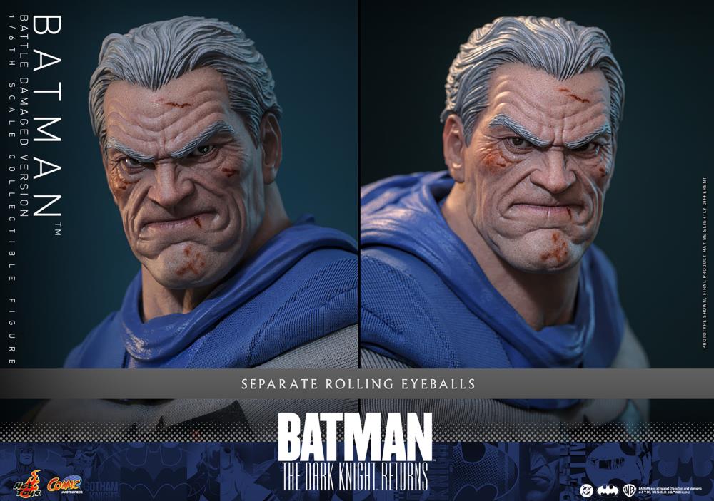Batman: The Dark Knight Returns CMS031 Batman (Battle Damaged Version) 1/6th Scale Collectible Figure Gallery Image 21