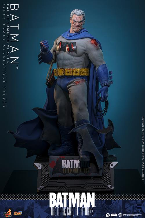 Batman: The Dark Knight Returns CMS031 Batman (Battle Damaged Version) 1/6th Scale Collectible Figure Gallery Image 14
