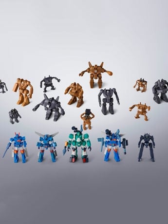 Image of Combat Mecha Xabungle Soul of Chogokin GX-38X Walker Machine Set