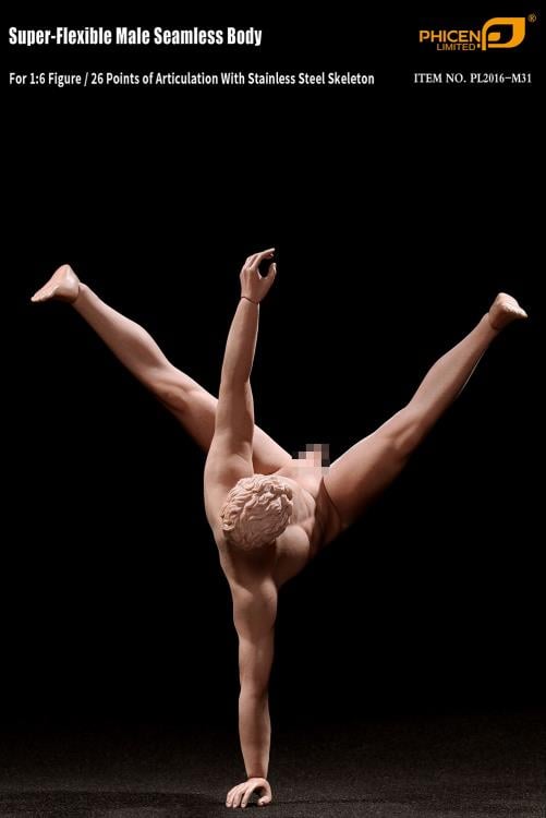 Super-Flexible Male Seamless 1/6 Scale Body 2.0 (M31) Gallery Image 8