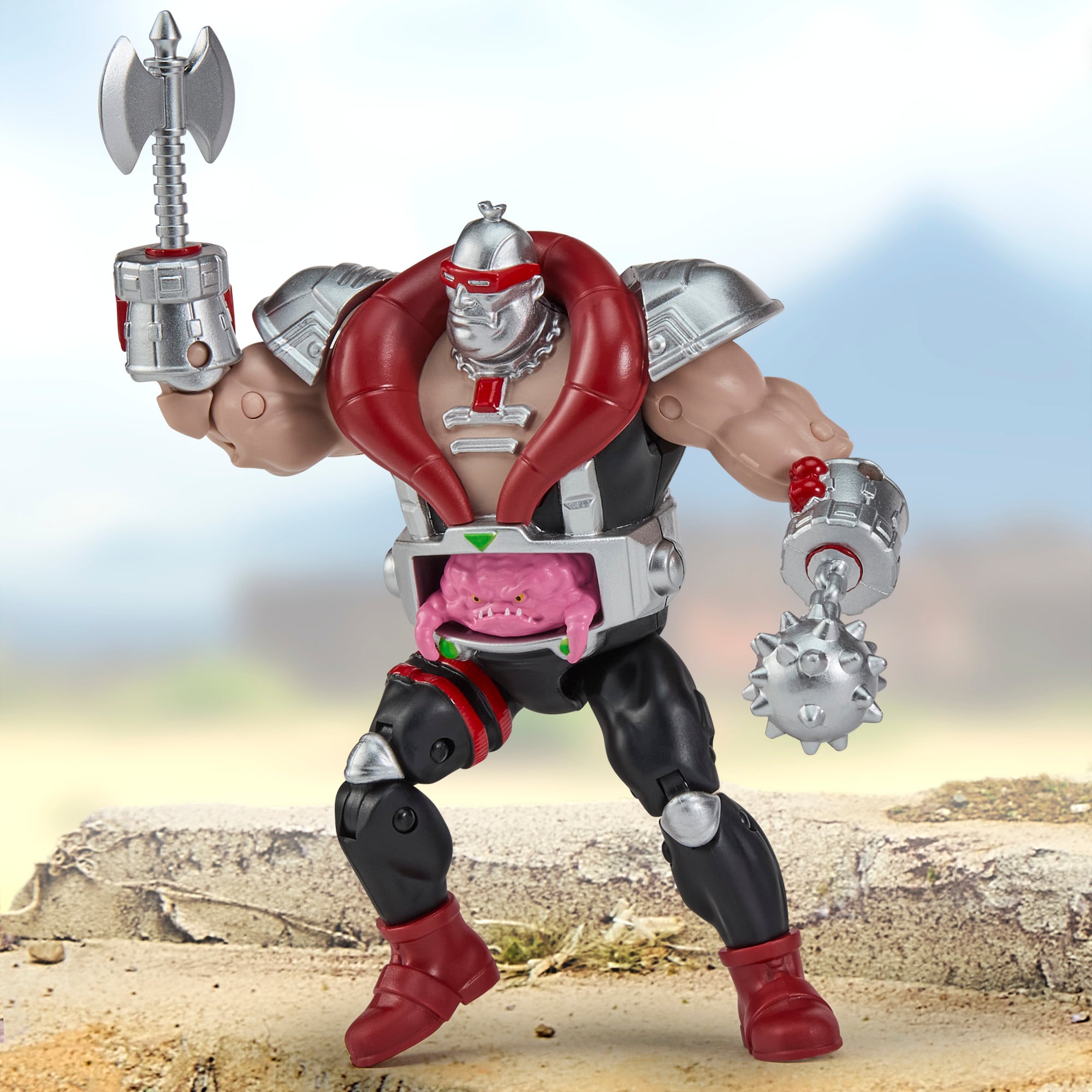 Teenage Mutant Ninja Turtles x G.I. Joe Krang as Destro Action Figure
