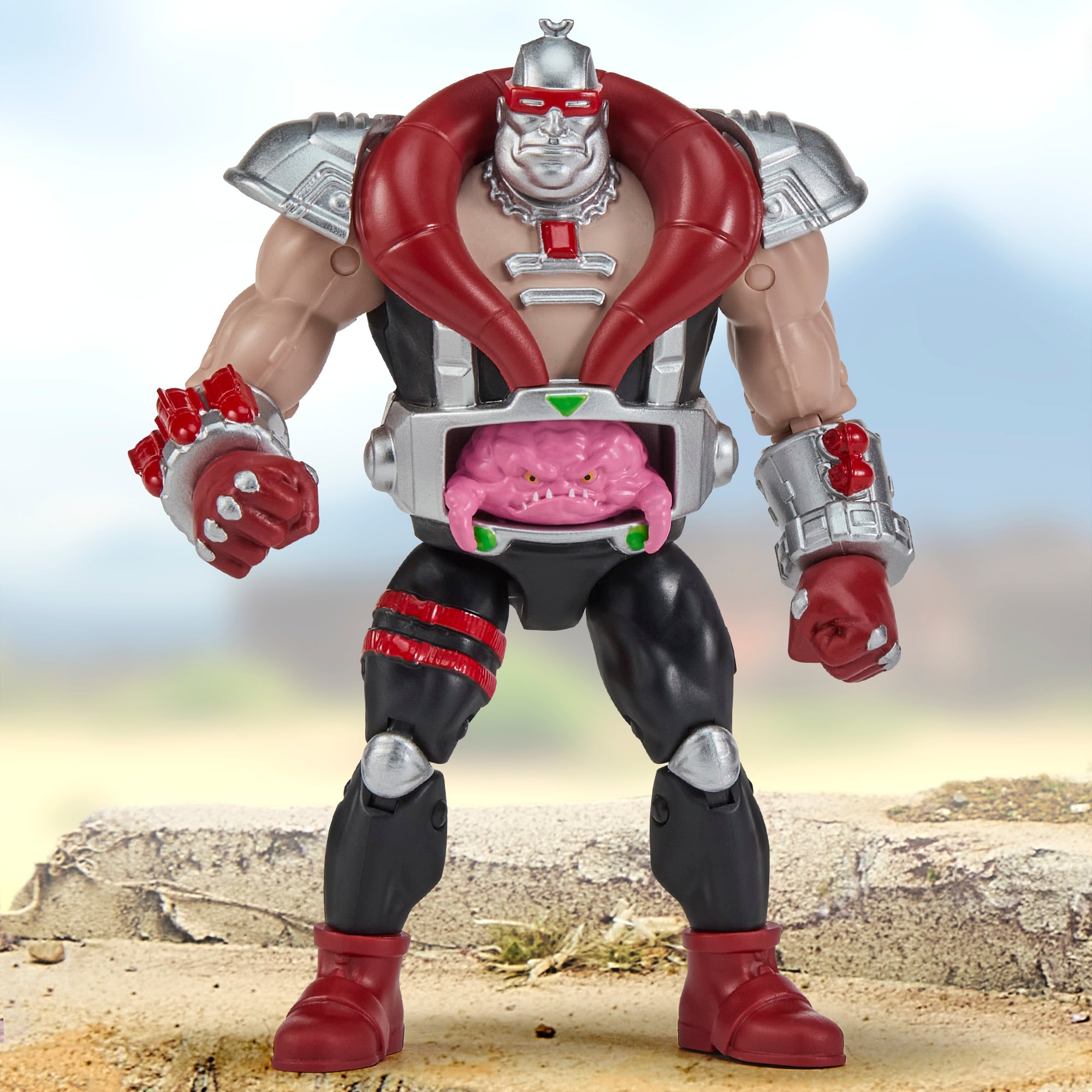 Teenage Mutant Ninja Turtles x G.I. Joe Krang as Destro Action Figure