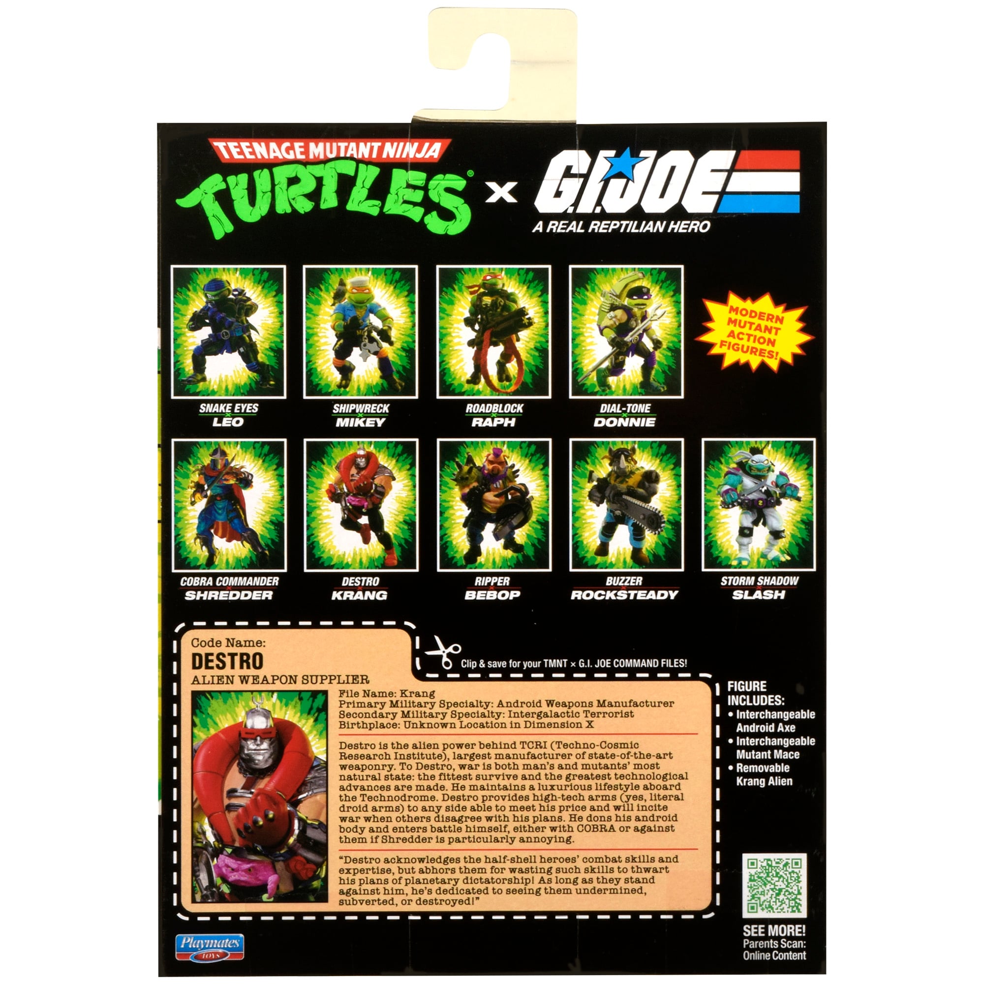 ⭐トンズー⭐JUGGLER&D-COBRA MAX322&315 Teenage Mutant Ninja Turtles x G.I. Joe Krang as Destro Action Figure