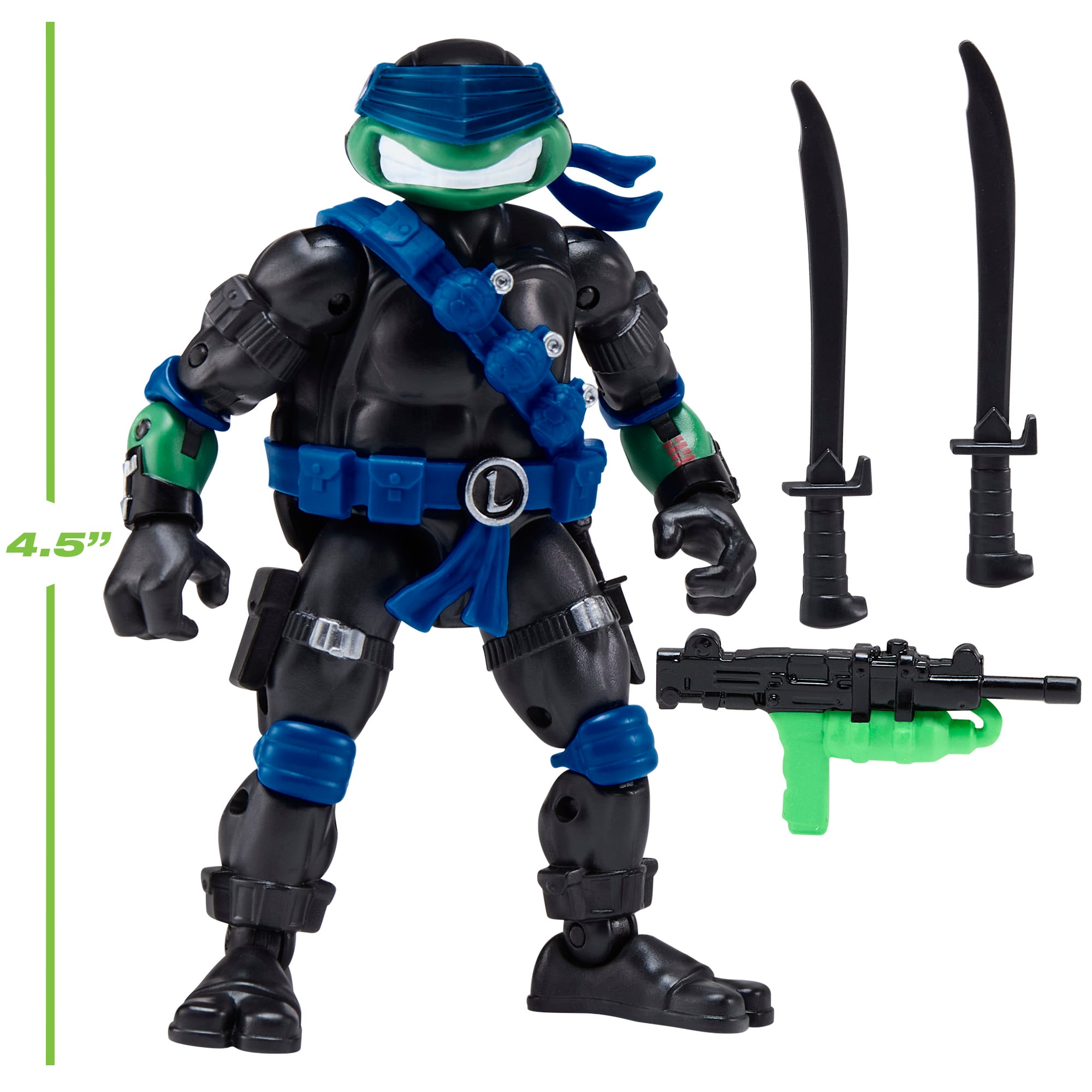 Teenage Mutant Ninja Turtles x G.I. Joe Leonardo as Snake Eyes Action Figure Gallery Image 7
