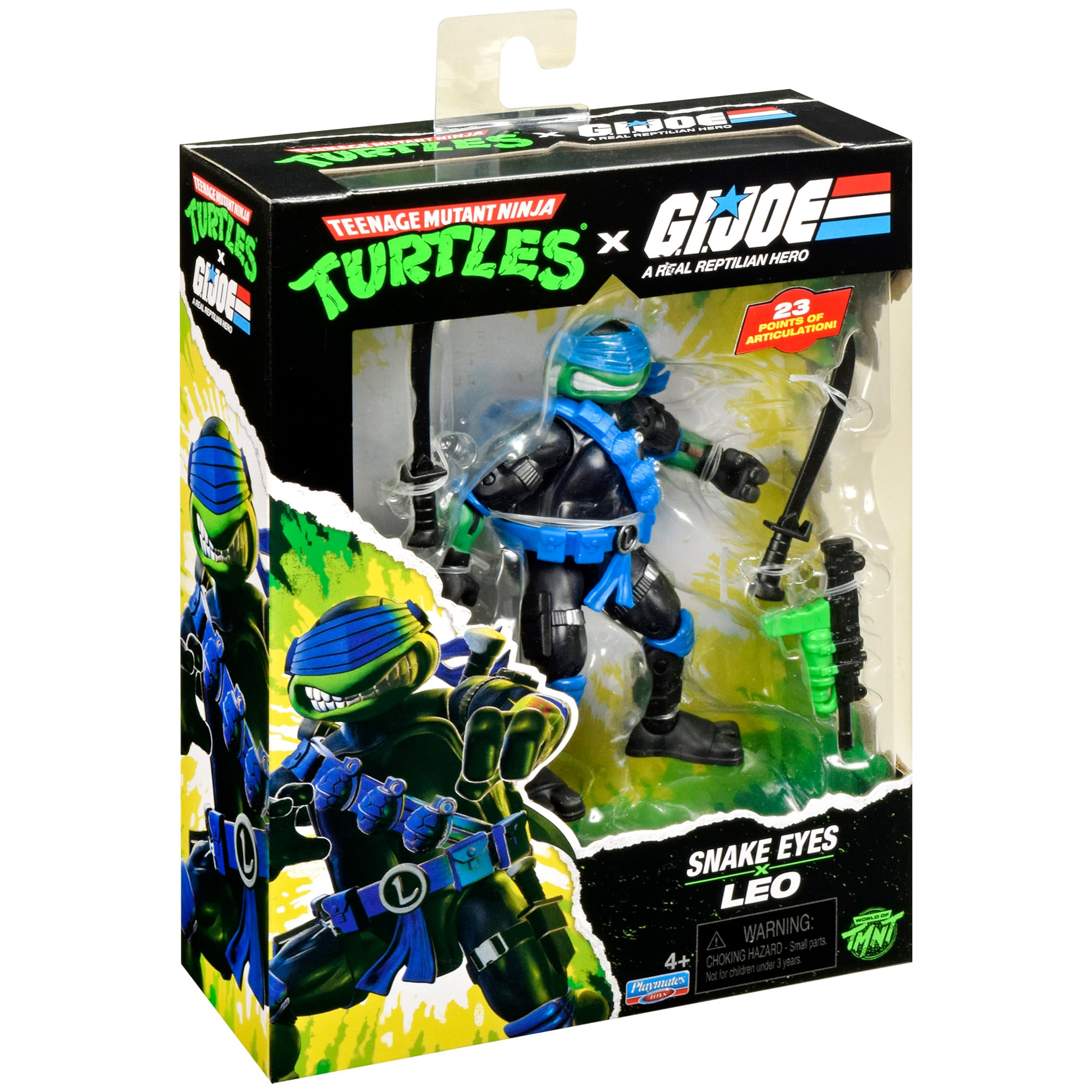 Teenage Mutant Ninja Turtles x G.I. Joe Leonardo as Snake Eyes