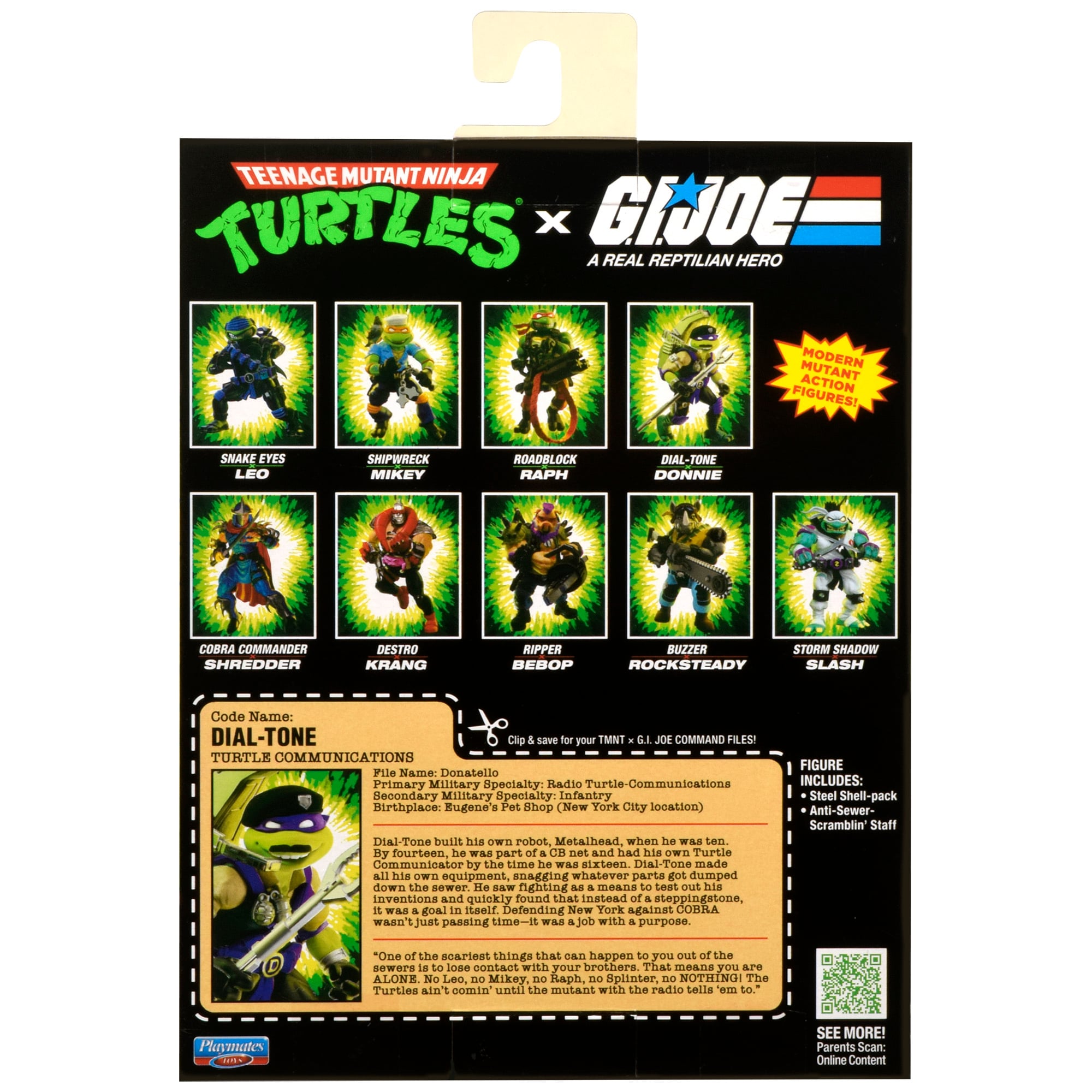 Teenage Mutant Ninja Turtles x G.I. Joe Donatello as Dial-Tone Action Figure Gallery Image 10
