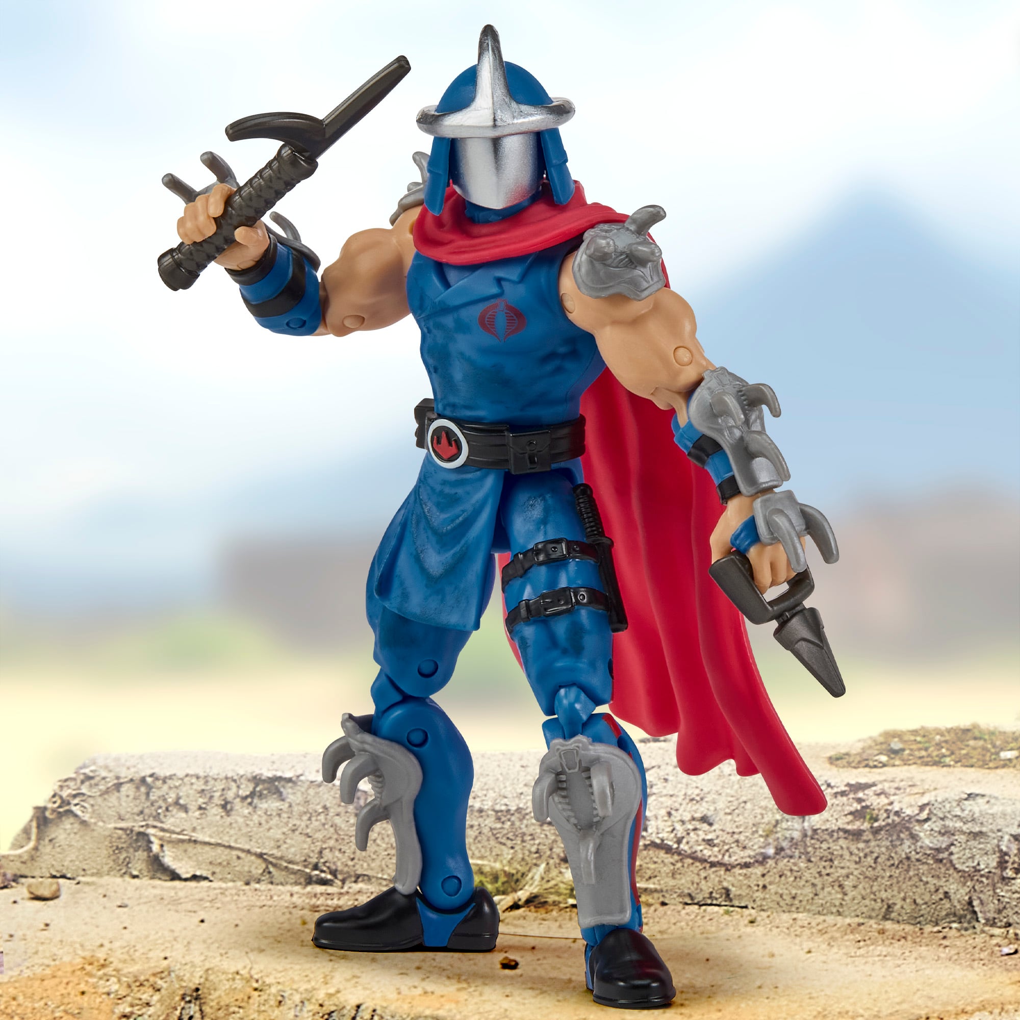 Teenage Mutant Ninja Turtles x G.I. Joe Shredder as Cobra Commander Action Figure Gallery Image 3