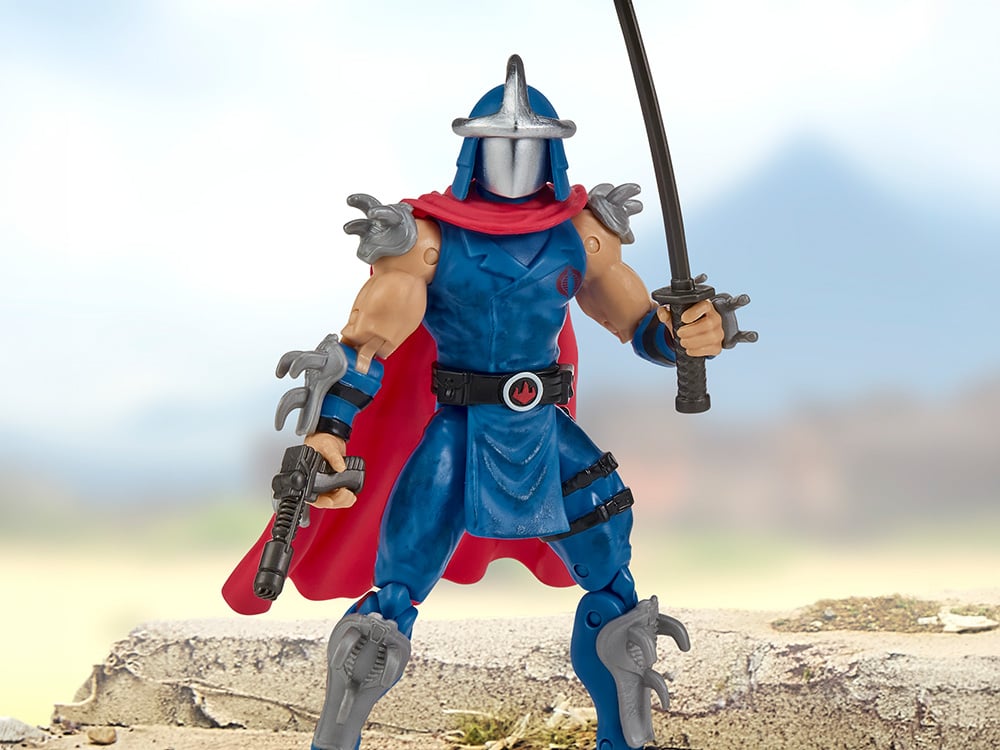 Teenage Mutant Ninja Turtles x G.I. Joe Shredder as Cobra Commander Action Figure Gallery Image 1