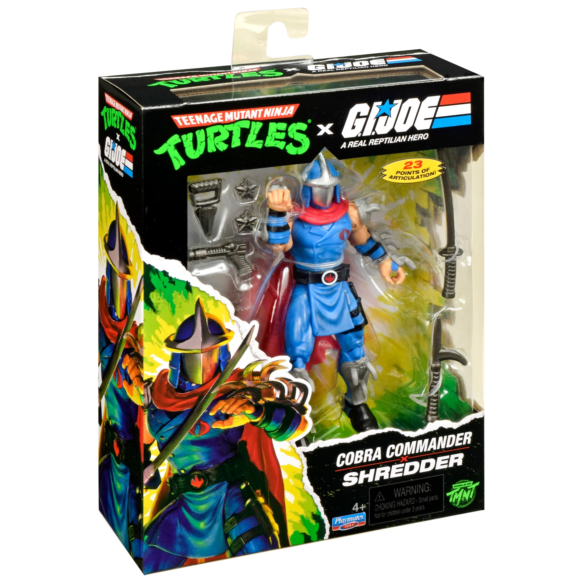 Teenage Mutant Ninja Turtles x G.I. Joe Shredder as Cobra Commander Action Figure Gallery Image 9