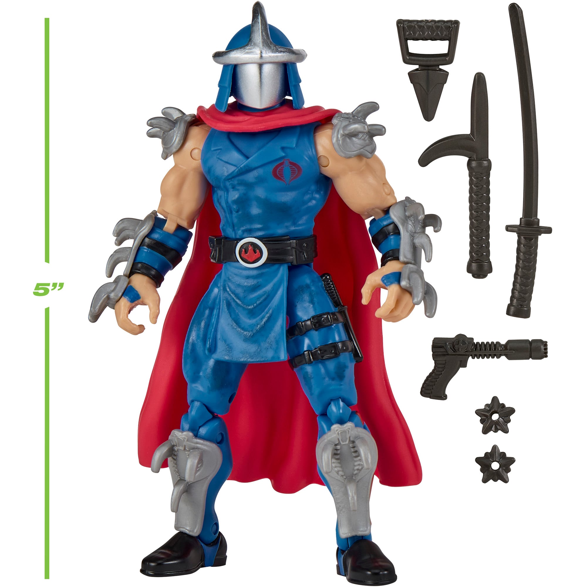 Teenage Mutant Ninja Turtles x G.I. Joe Shredder as Cobra Commander Action Figure Gallery Image 7