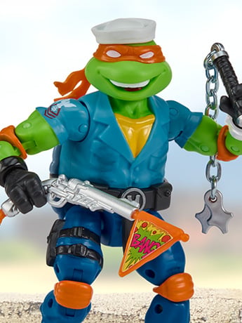 Teenage Mutant Ninja Turtles x G.I. Joe Michelangelo as Shipwreck