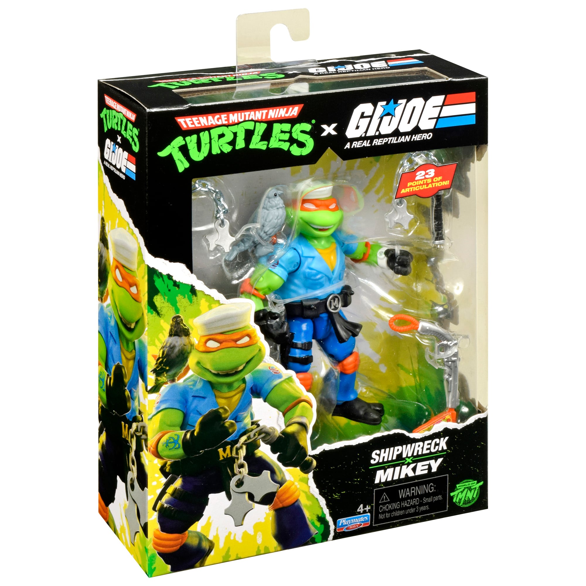 Teenage Mutant Ninja Turtles x G.I. Joe Michelangelo as Shipwreck Action Figure Gallery Image 9