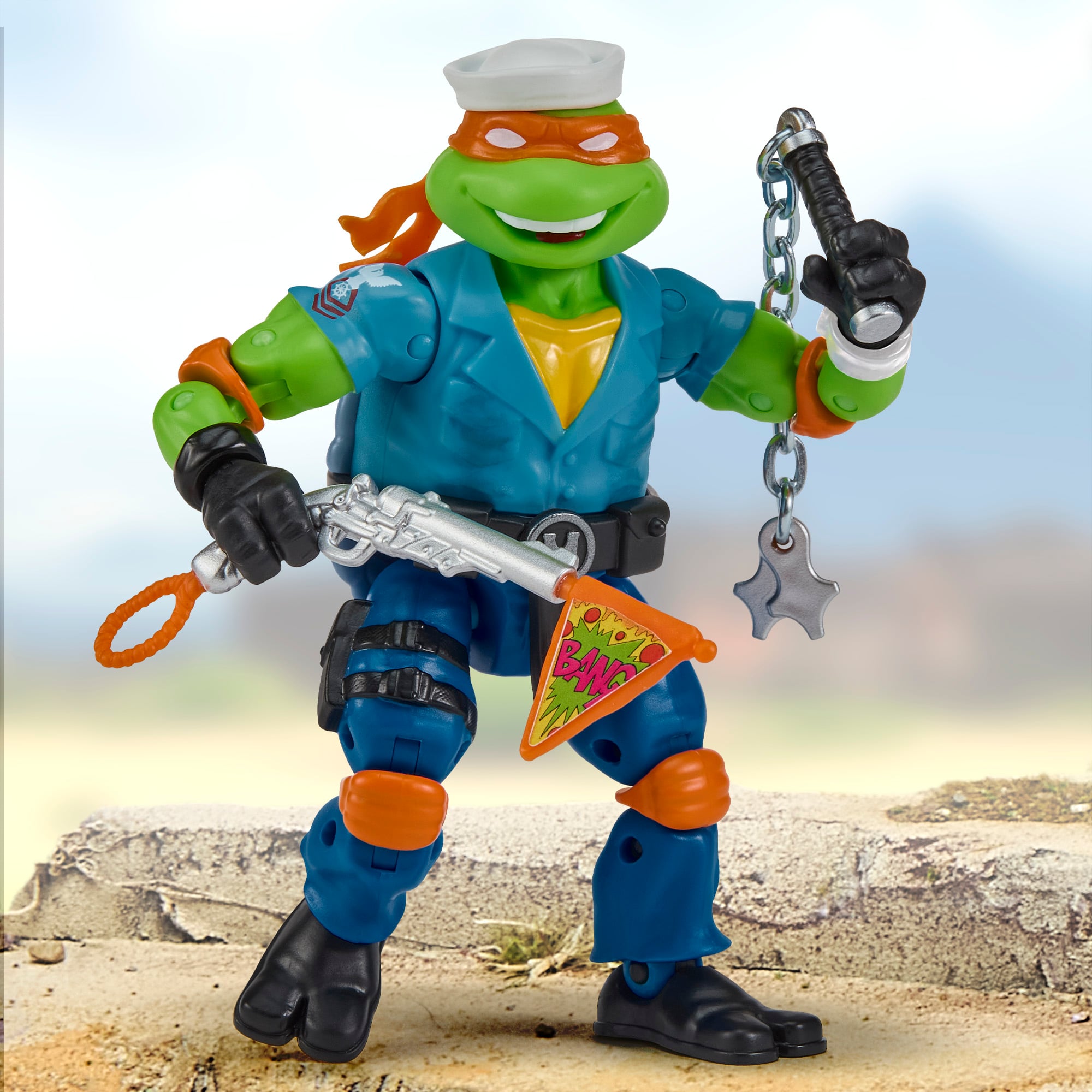 Teenage Mutant Ninja Turtles x G.I. Joe Michelangelo as Shipwreck