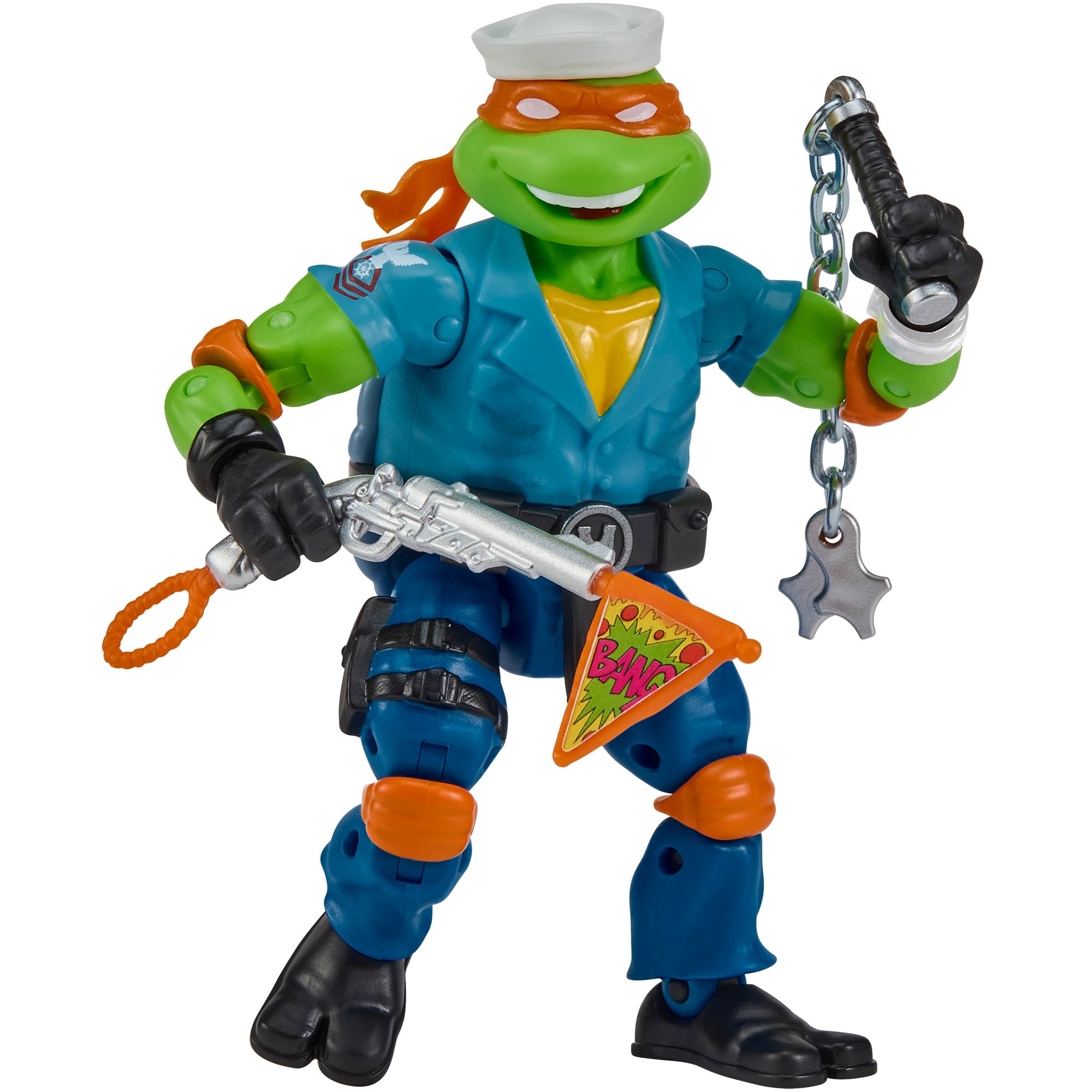 Teenage Mutant Ninja Turtles x G.I. Joe Michelangelo as Shipwreck Action Figure Gallery Image 6