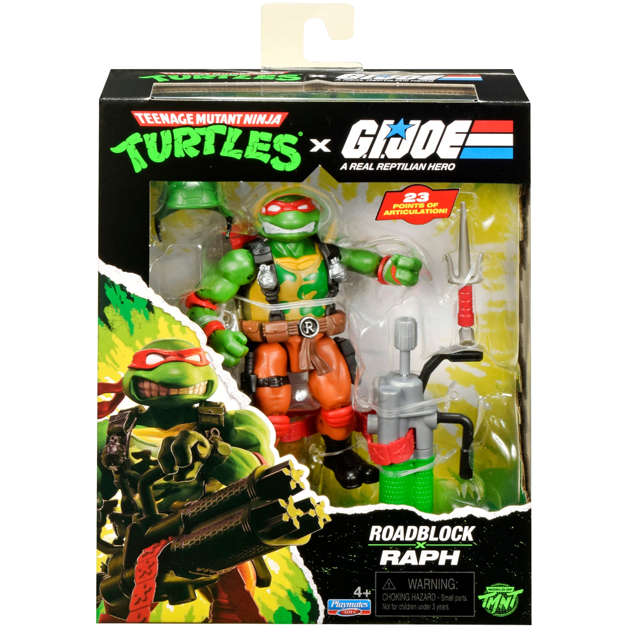 Teenage Mutant Ninja Turtles x G.I. Joe Raphael as Roadblock Action Figure Gallery Image 8