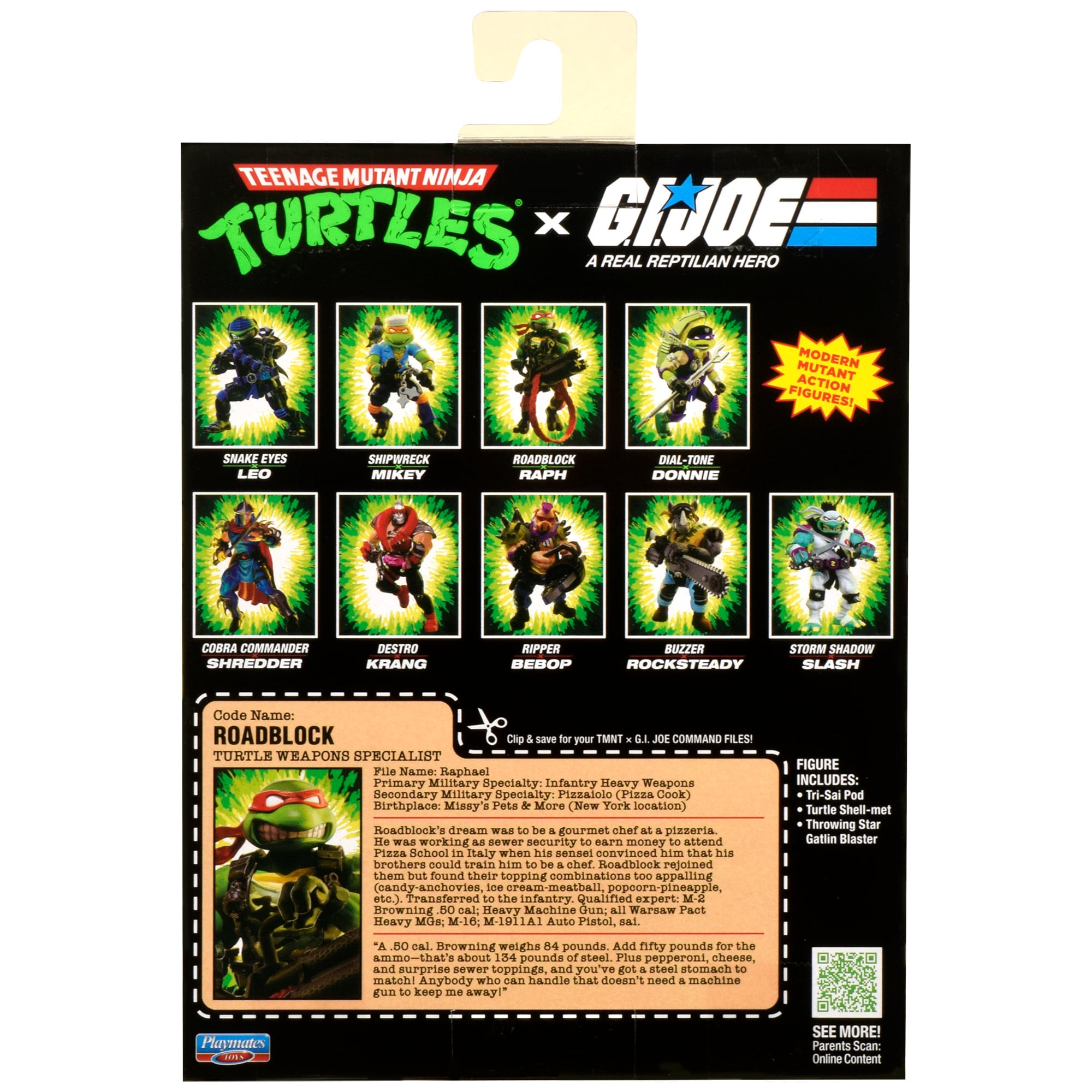 Teenage Mutant Ninja Turtles x G.I. Joe Raphael as Roadblock Action Figure Gallery Image 10