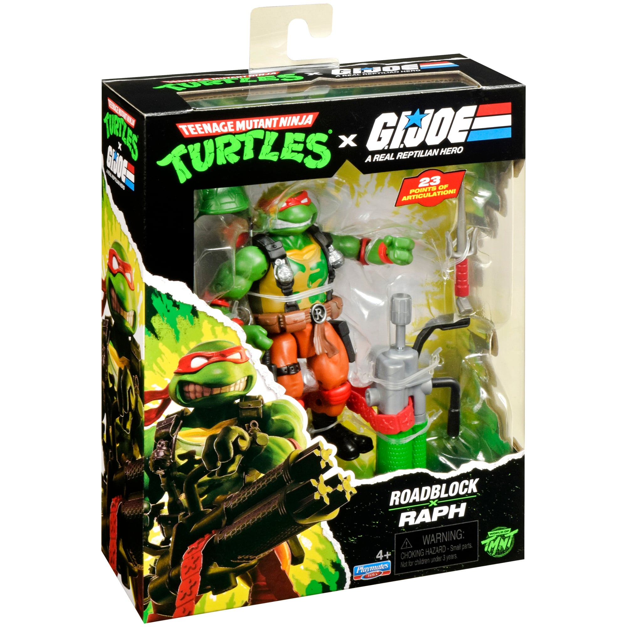 Teenage Mutant Ninja Turtles x G.I. Joe Raphael as Roadblock Action Figure Gallery Image 9