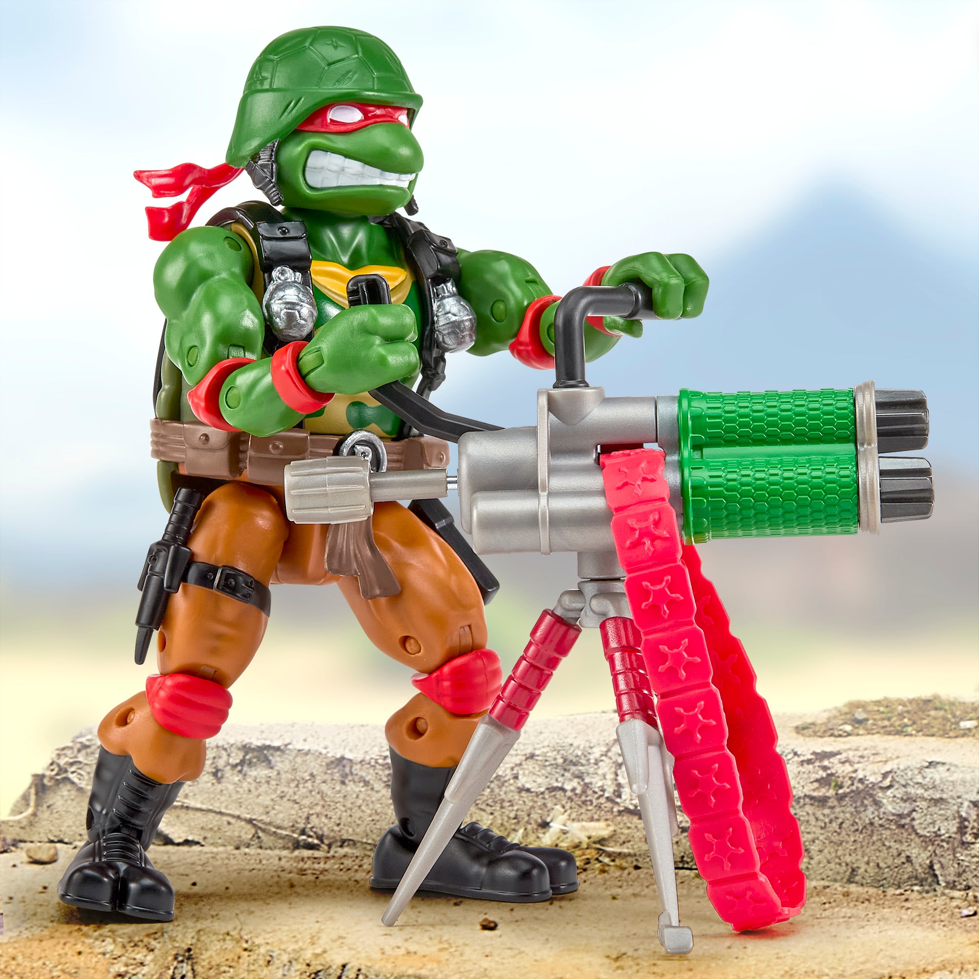 Teenage Mutant Ninja Turtles x G.I. Joe Raphael as Roadblock