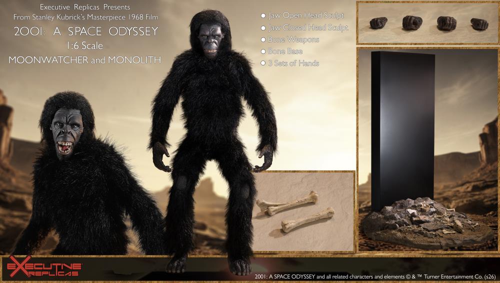 2001: A Space Odyssey Moonwatcher & Monolith 1/6 Scale Diorama Set Gallery Image 9
