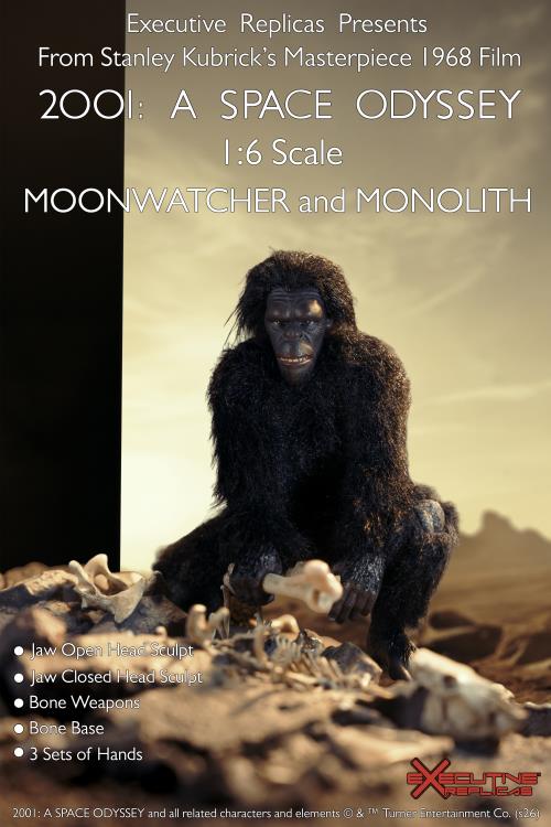 2001: A Space Odyssey Moonwatcher & Monolith 1/6 Scale Diorama Set Gallery Image 7