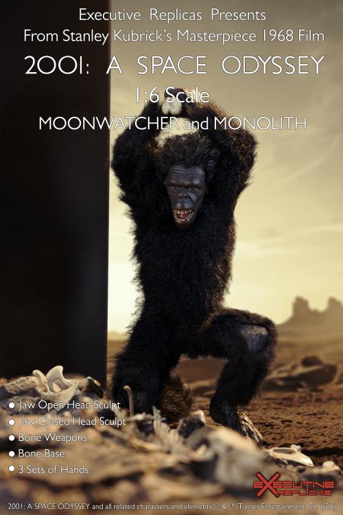 2001: A Space Odyssey Moonwatcher & Monolith 1/6 Scale Diorama Set Gallery Image 6