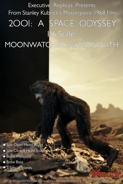 2001: A Space Odyssey Moonwatcher & Monolith 1/6 Scale Diorama Set Gallery Image 8