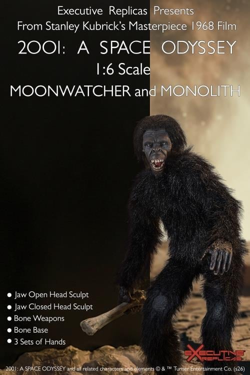 2001: A Space Odyssey Moonwatcher & Monolith 1/6 Scale Diorama Set Gallery Image 5