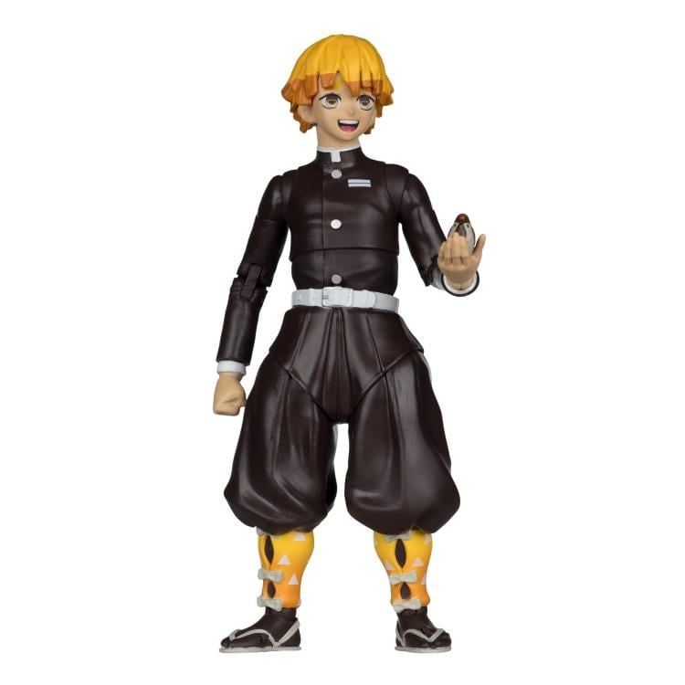 Demon Slayer: Kimetsu no Yaiba Zenitsu Agatsuma with Chuntaro (Season 2) 7-Inch Scale Action Figure Gallery Image 3