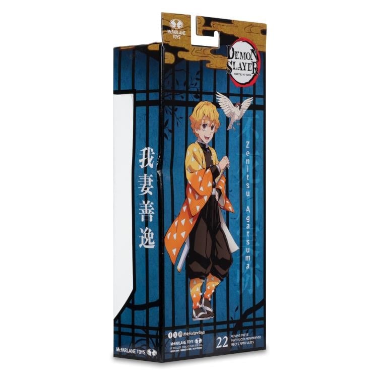 Demon Slayer: Kimetsu no Yaiba Zenitsu Agatsuma with Chuntaro (Season 2) 7-Inch Scale Action Figure Gallery Image 11