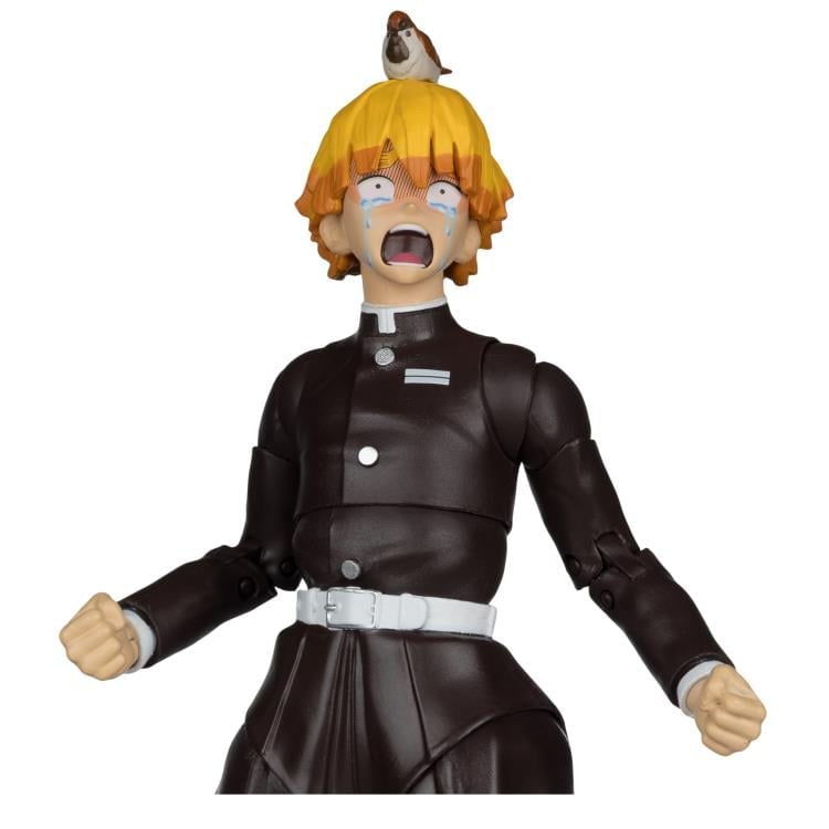 Demon Slayer: Kimetsu no Yaiba Zenitsu Agatsuma with Chuntaro (Season 2) 7-Inch Scale Action Figure Gallery Image 6
