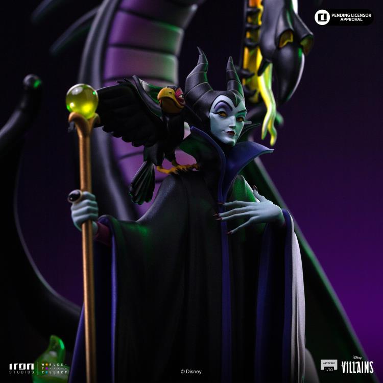 Sleeping Beauty Disney Villains Maleficent Limited Edition 1/10 Art Scale Statue Gallery Image 7