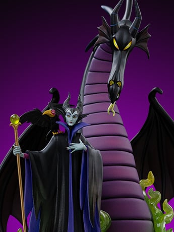 Sleeping Beauty Disney Villains Maleficent Limited Edition 1/10 Art Scale Statue Gallery Image 2