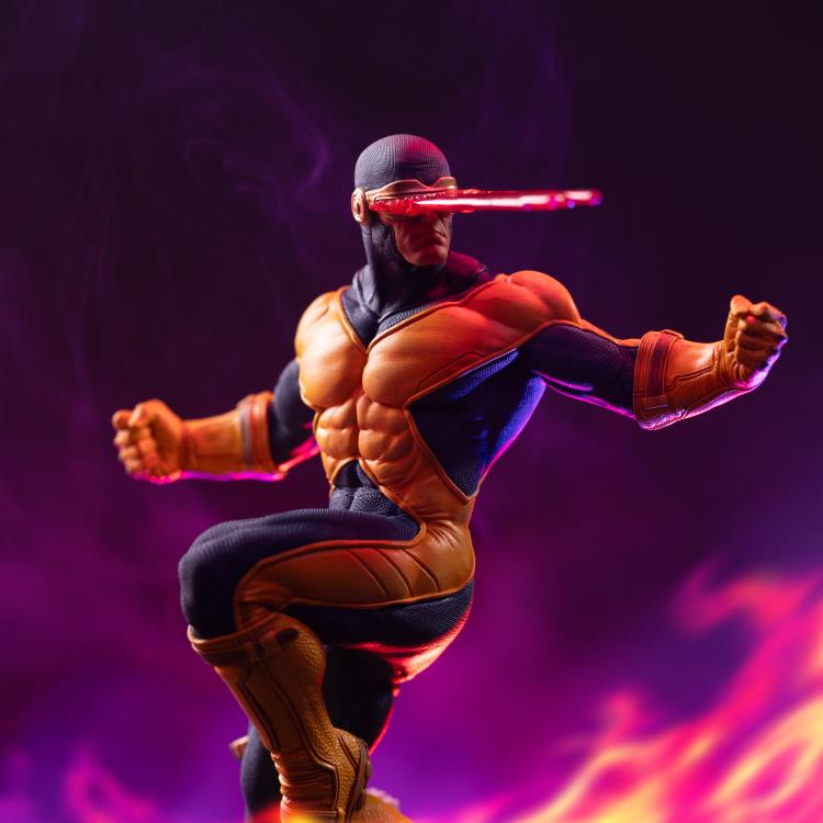 The Infinity Gauntlet Battle Diorama Series Cyclops 1/10 Deluxe Art Scale Limited Edition Statue Gallery Image 4