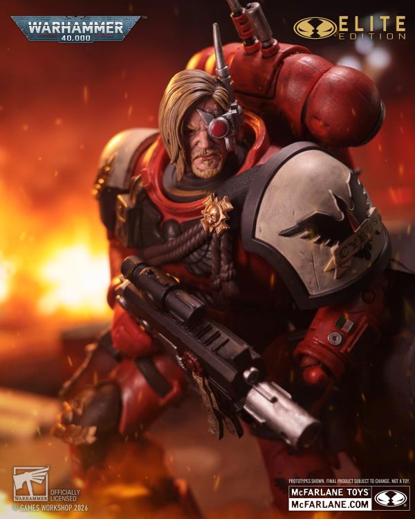 Warhammer 40,000: Dawn of War IV McFarlane Elite Edition #7 Captain Cyrus Action Figure Gallery Image 5
