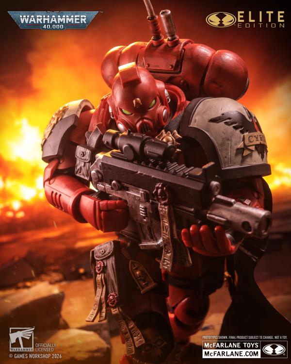 Warhammer 40,000: Dawn of War IV McFarlane Elite Edition #7 Captain Cyrus Action Figure Gallery Image 7