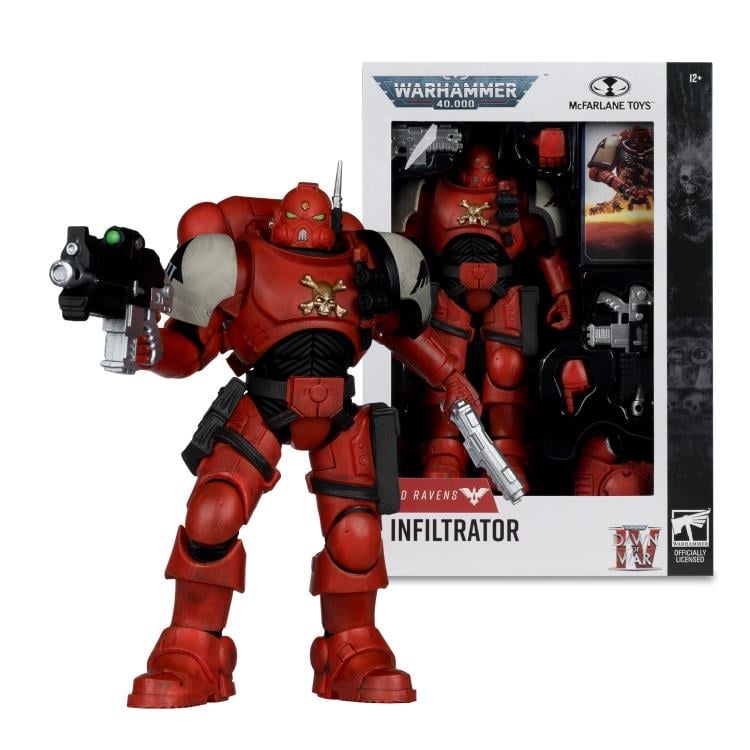 Warhammer 40,000: Dawn of War IV Blood Ravens Infiltrator Action Figure Gallery Image 12