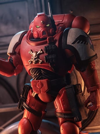 Warhammer 40,000: Dawn of War IV Blood Ravens Infiltrator Action Figure Gallery Image 2