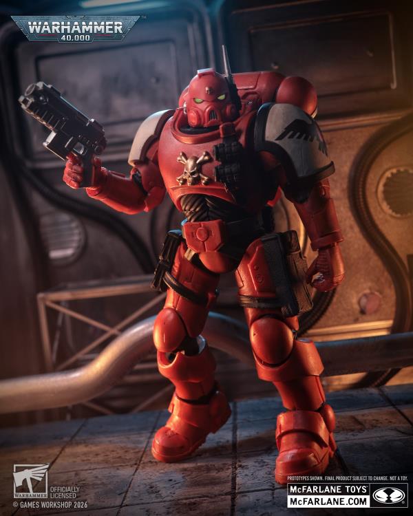 Warhammer 40,000: Dawn of War IV Blood Ravens Infiltrator Action Figure Gallery Image 5